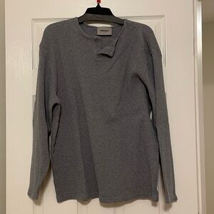 Essentials waffle tee long sleeve